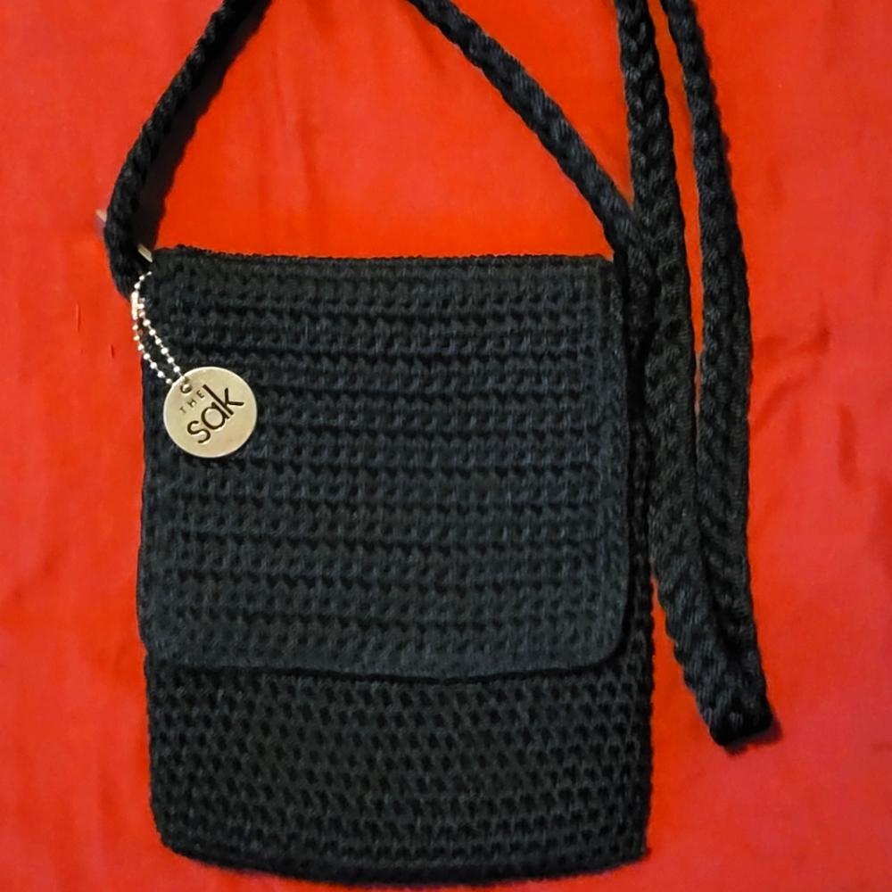 The Sak Mini Crotcheted Crossbody Purse